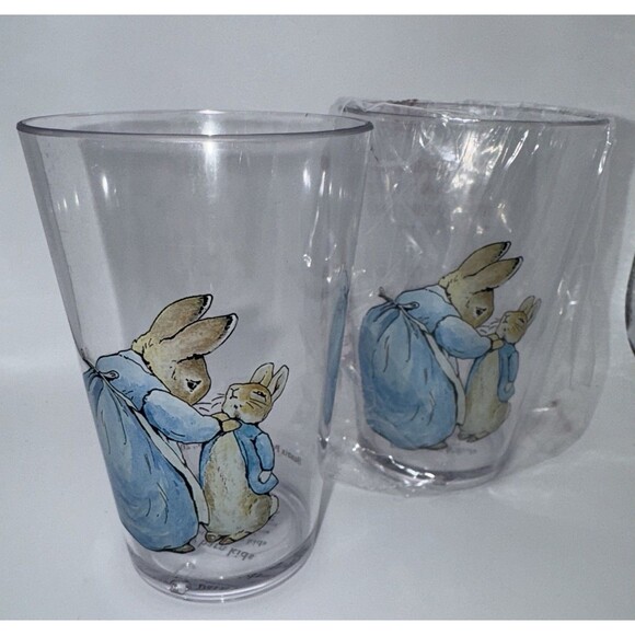 Pottery Barn Kids Peter Rabbit Beatrix Potter Acrylic Cups - Picture 2 of 10